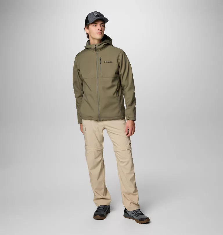 jaqueta softshell com capuz ascender ii masculina