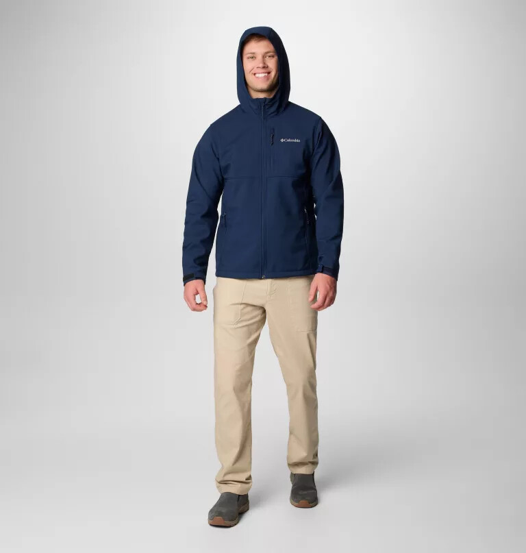 jaqueta softshell com capuz ascender ii masculina