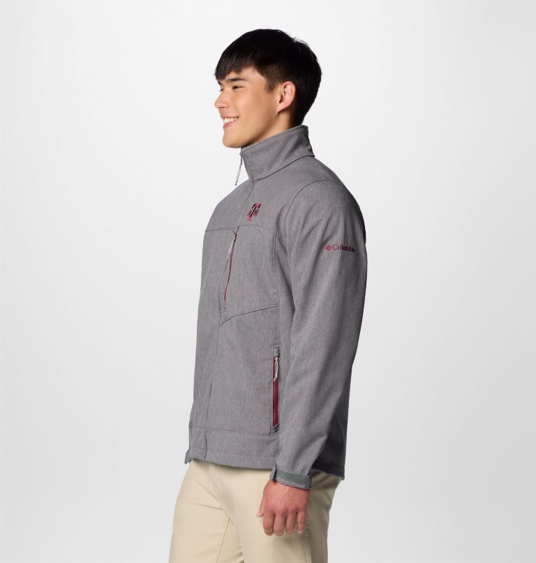 jaqueta softshell masculina universitária ascender iii - texas am
