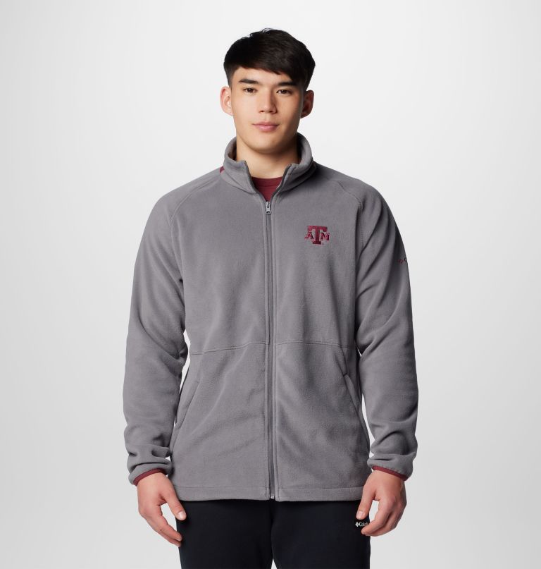 jaqueta fleece masculina universitária flanker iv - texas am