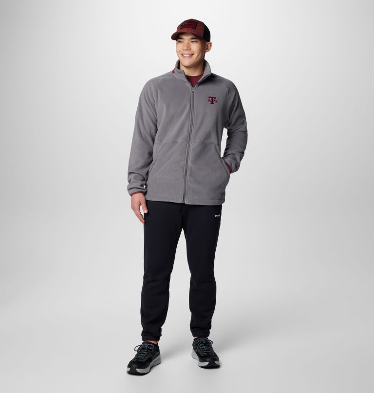 jaqueta fleece masculina universitária flanker iv - texas am