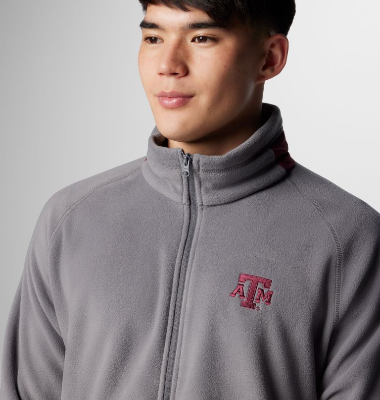 jaqueta fleece masculina universitária flanker iv - texas am