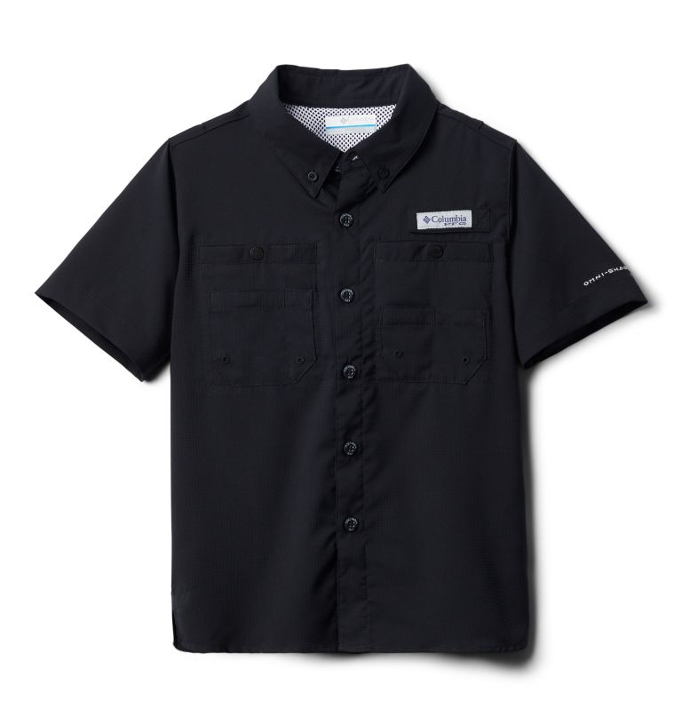 camisa de manga curta pfg tamiami para meninos