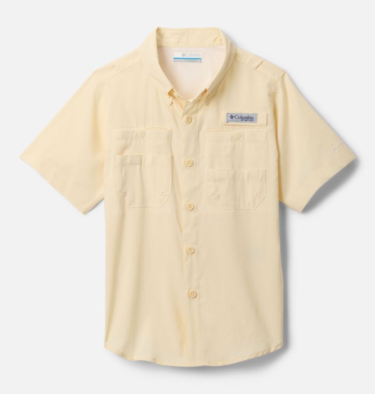 camisa de manga curta pfg tamiami para meninos