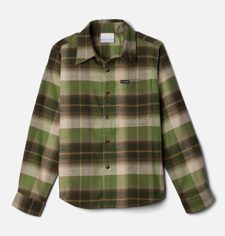 camisa de flanela de manga comprida infantil cornell woods