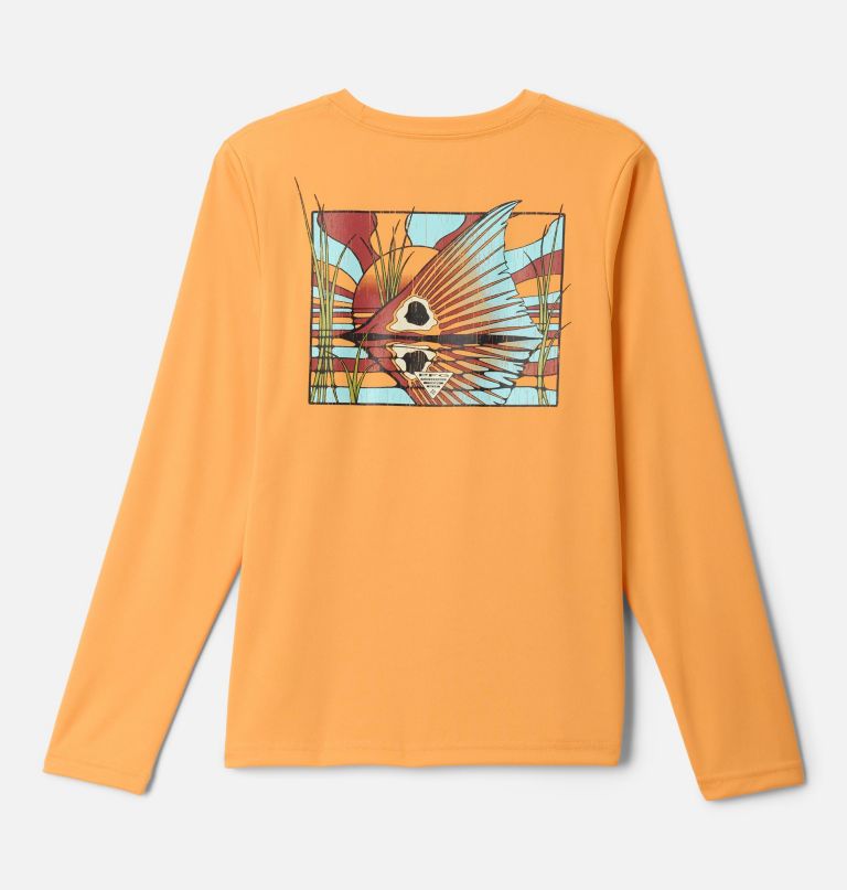 camisa de manga comprida infantil pfg terminal tackle fish shine