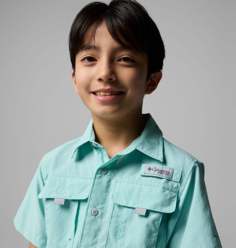 camisa de manga curta pfg bahama ii para meninos