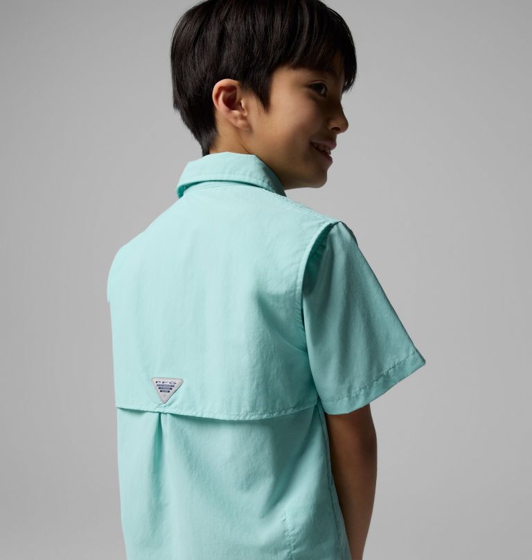 camisa de manga curta pfg bahama ii para meninos