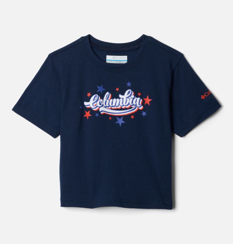 camiseta de manga curta la poudre pass para meninas