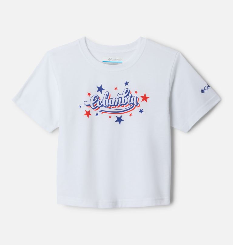 camiseta de manga curta la poudre pass para meninas