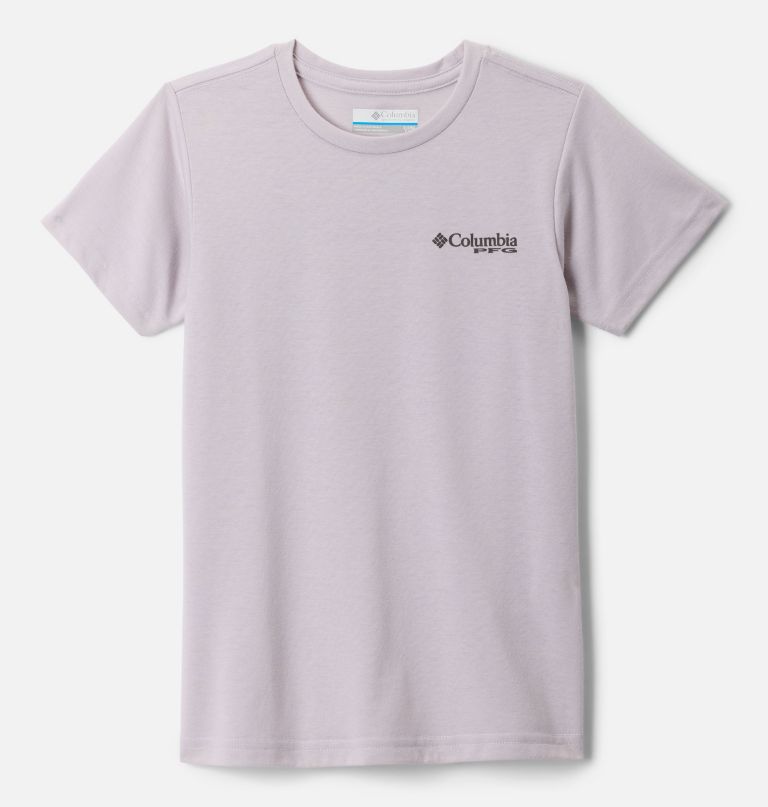 camiseta feminina pfg de manga curta com estampa