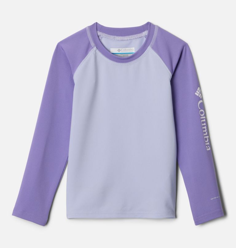 camiseta infantil de manga comprida com proteção solar sandy shores