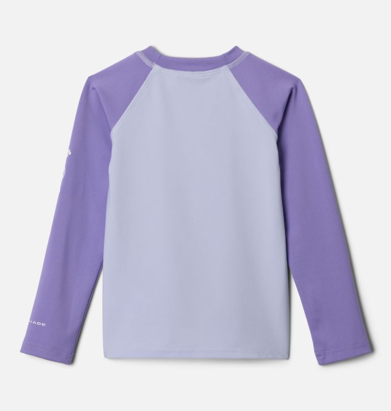 camiseta infantil de manga comprida com proteção solar sandy shores