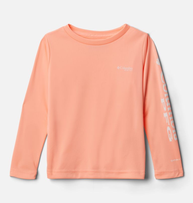 camiseta infantil feminina de manga comprida pfg tidal tee