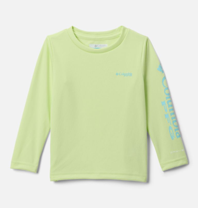 camiseta infantil feminina de manga comprida pfg tidal tee