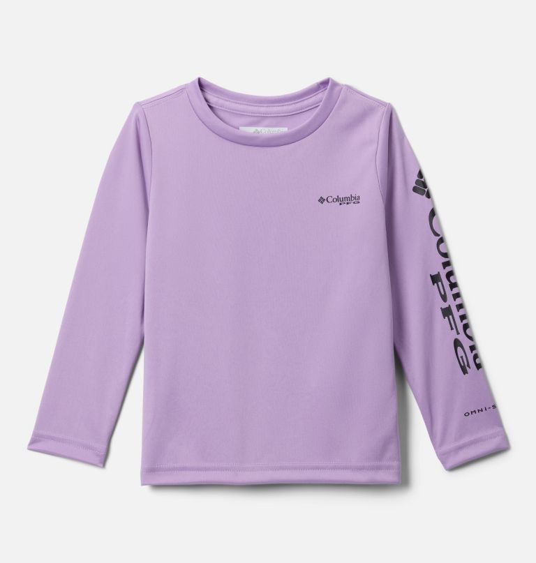 camiseta infantil feminina de manga comprida pfg tidal tee