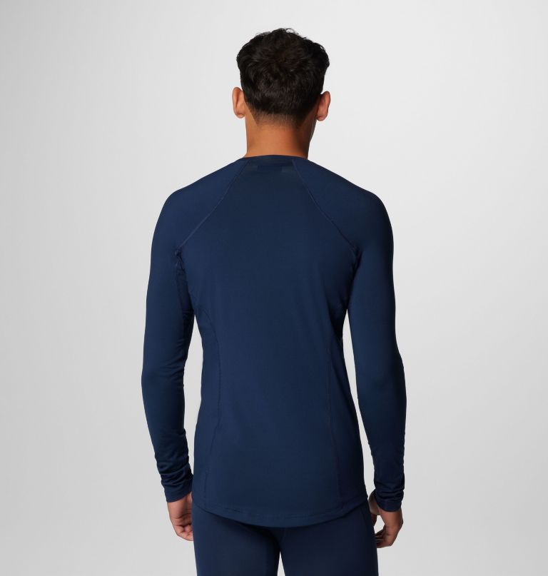 camiseta térmica masculina de gola redonda de peso médio