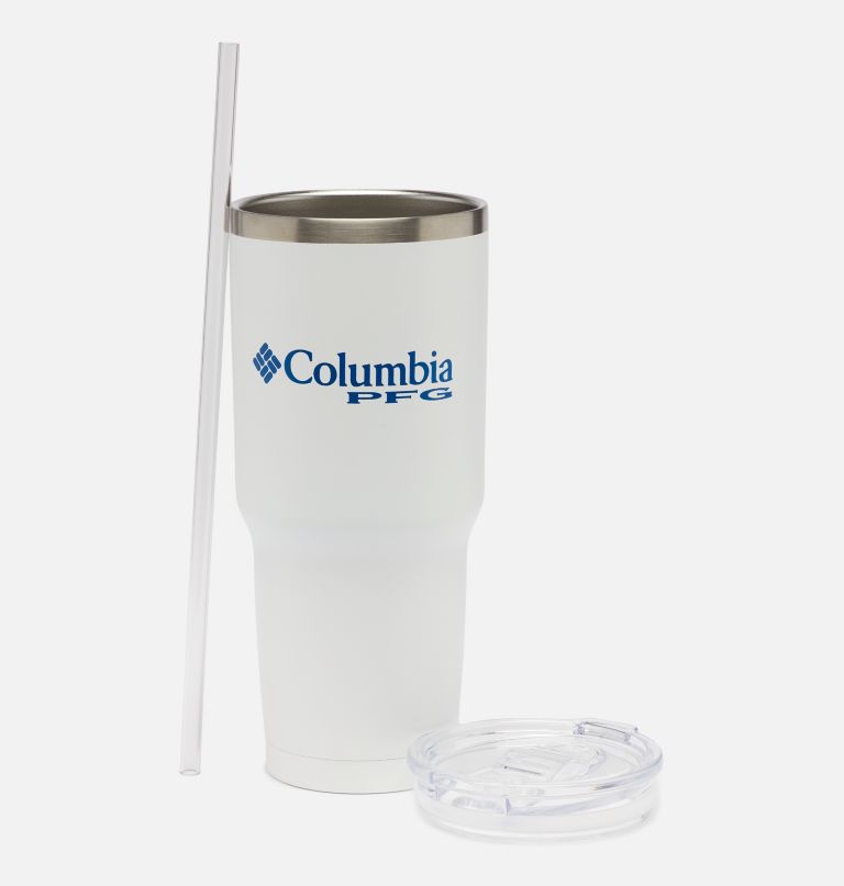 copo térmico de aço inoxidável com canudo - 887 ml 30 oz