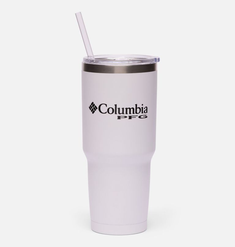 copo térmico de aço inoxidável com canudo - 887 ml 30 oz