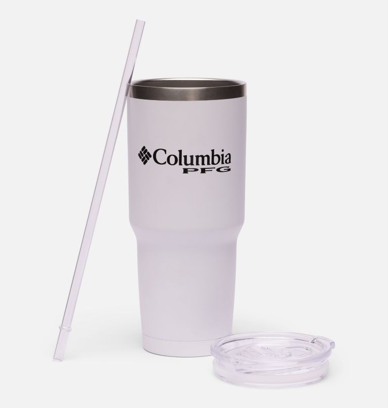 copo térmico de aço inoxidável com canudo - 887 ml 30 oz