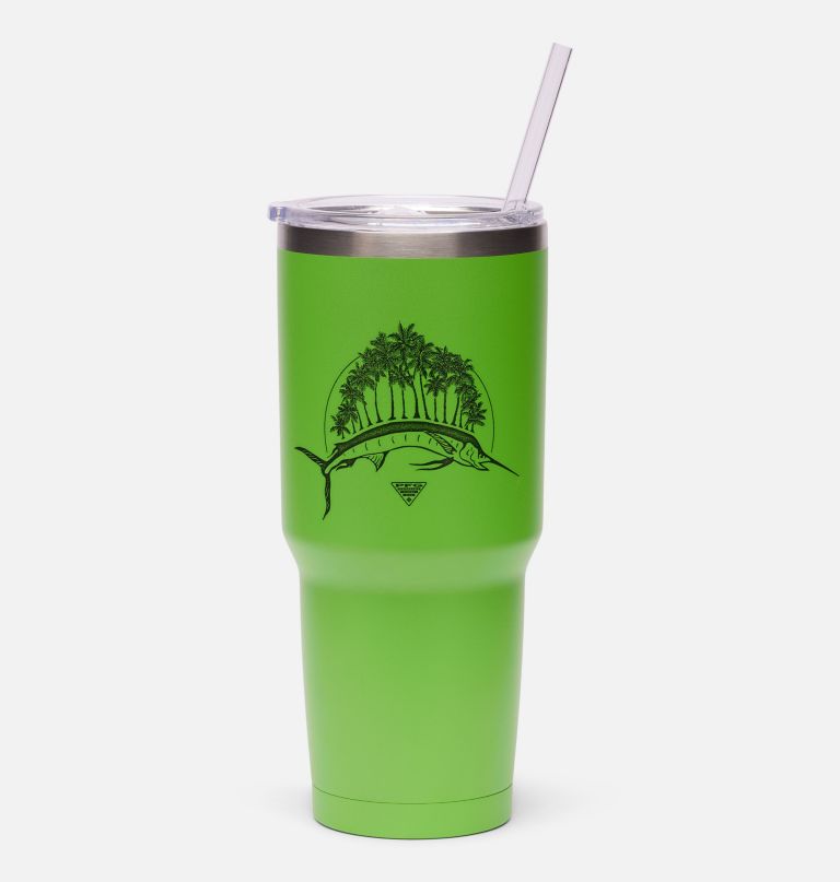 copo térmico de aço inoxidável com canudo - 887 ml 30 oz