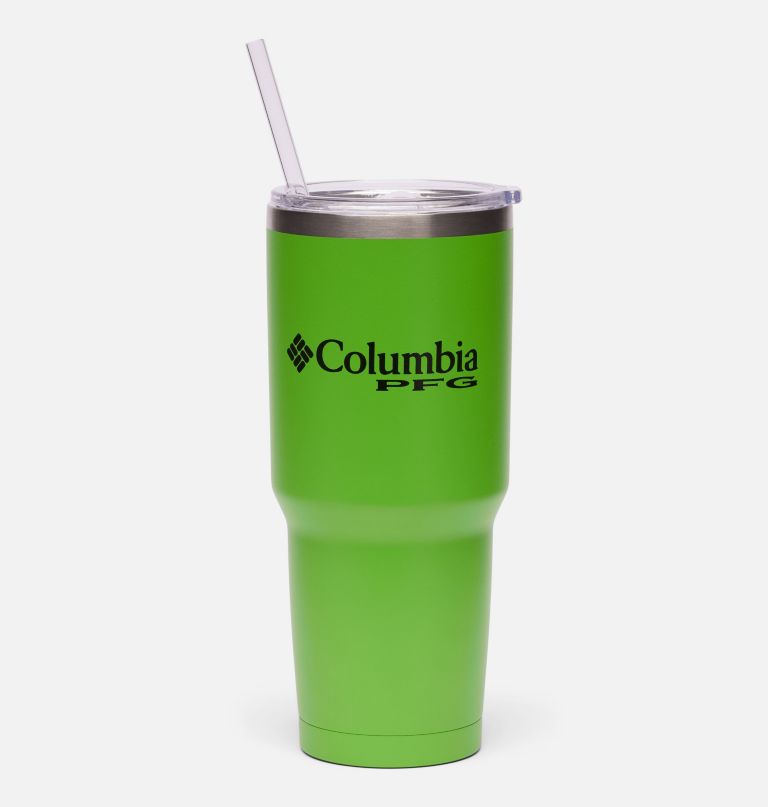 copo térmico de aço inoxidável com canudo - 887 ml 30 oz