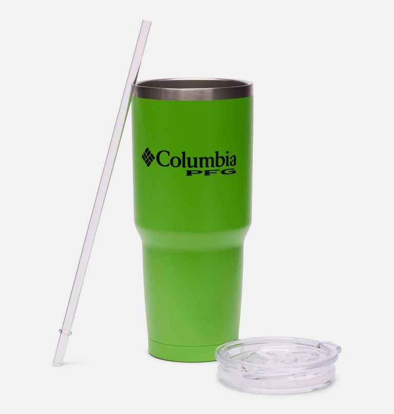 copo térmico de aço inoxidável com canudo - 887 ml 30 oz
