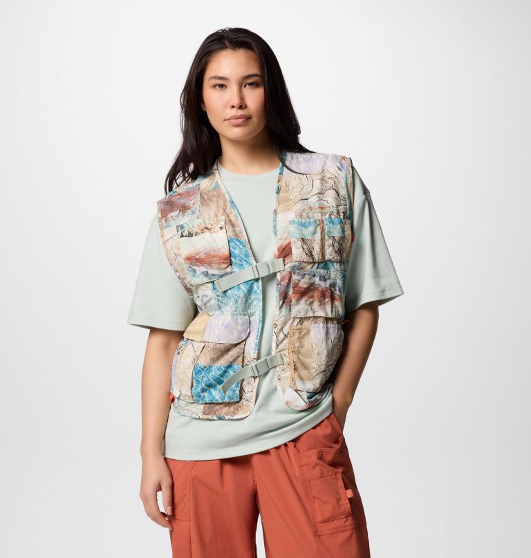 colete estampado cove beach
