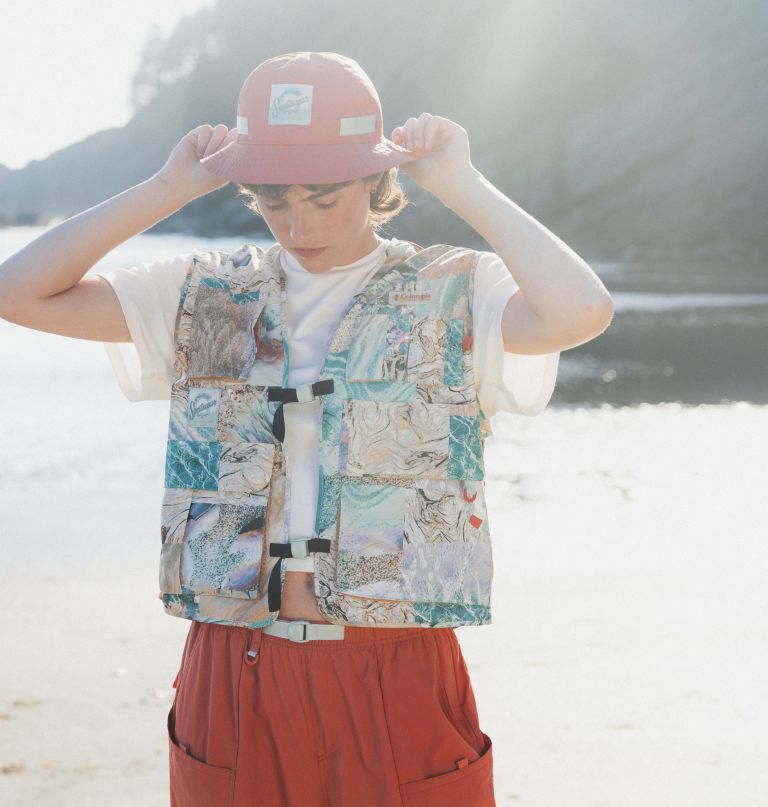 colete estampado cove beach