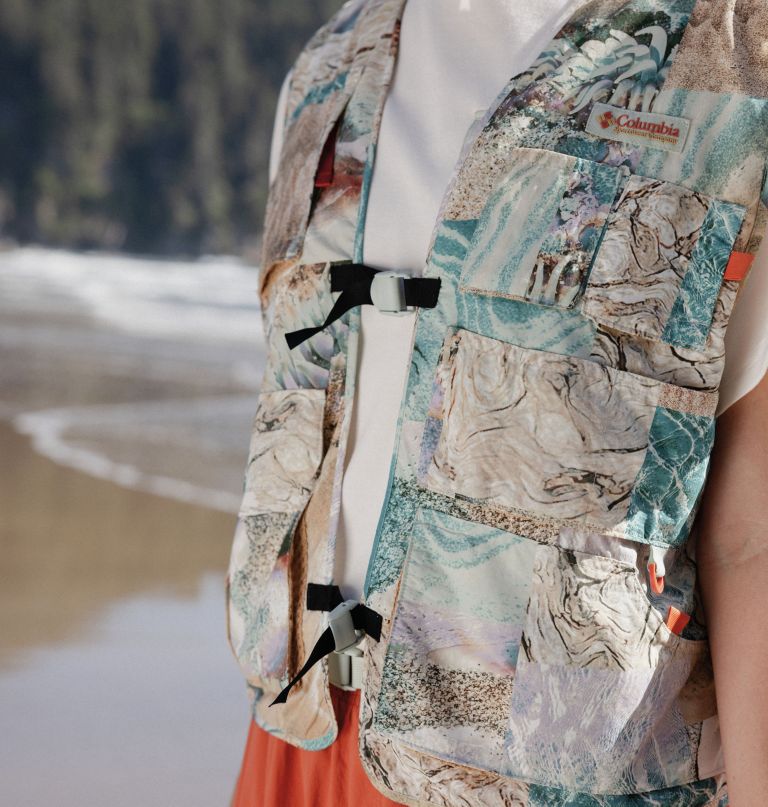 colete estampado cove beach