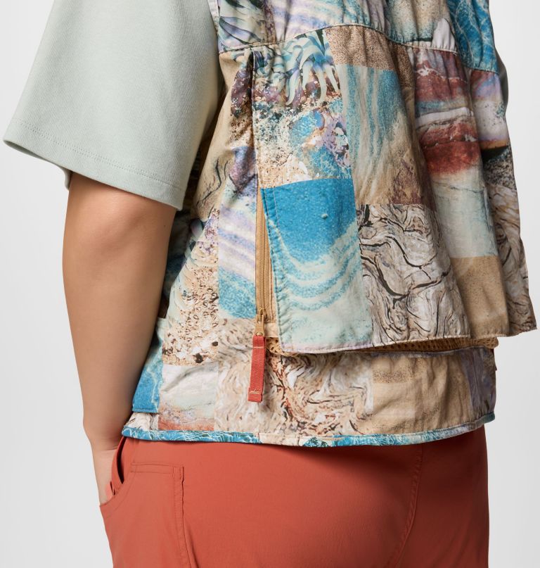 colete estampado cove beach