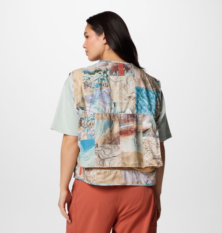 colete estampado cove beach