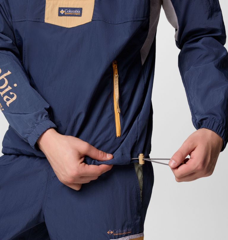 anorak corta-vento retrô riptide ii masculino